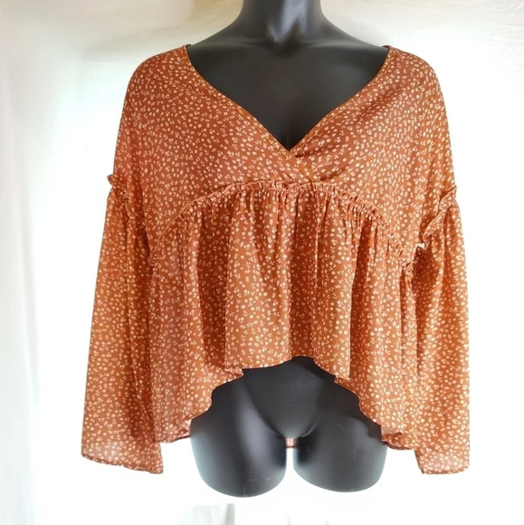 Altar'd State Tops - 𝅺BOHO Babydoll Blouse EUC ❤️